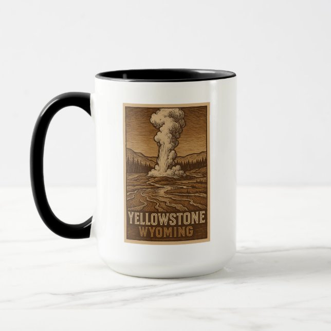 Mug Musique du parc national Yellowstone (Gauche)