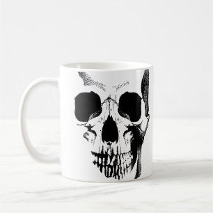 Mug Musique du visage crâne