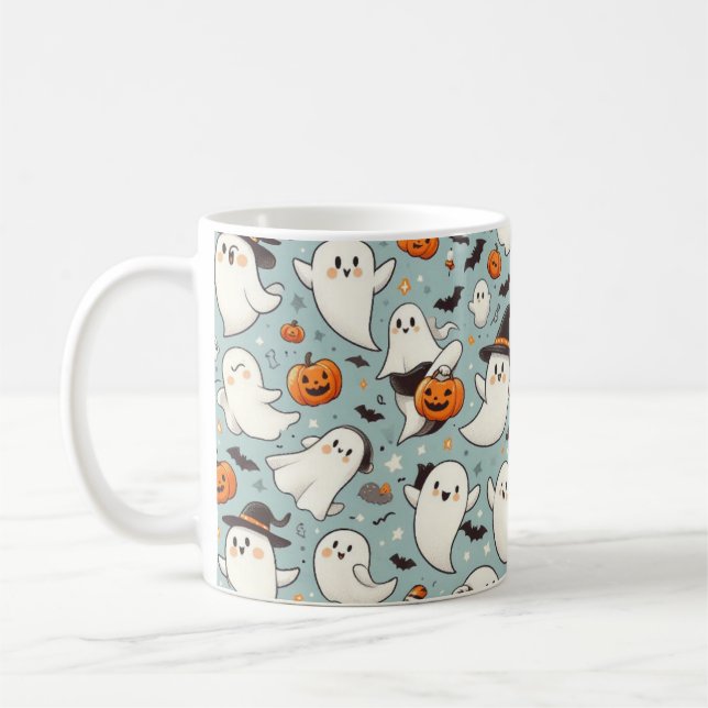 Mug Musique éffrayante du parti fantôme (Gauche)