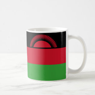 Mug Musique en céramique du drapeau du Malawi