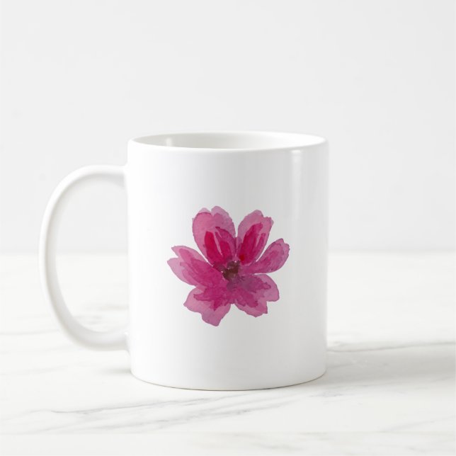 Mug Musique en céramique florale (Gauche)