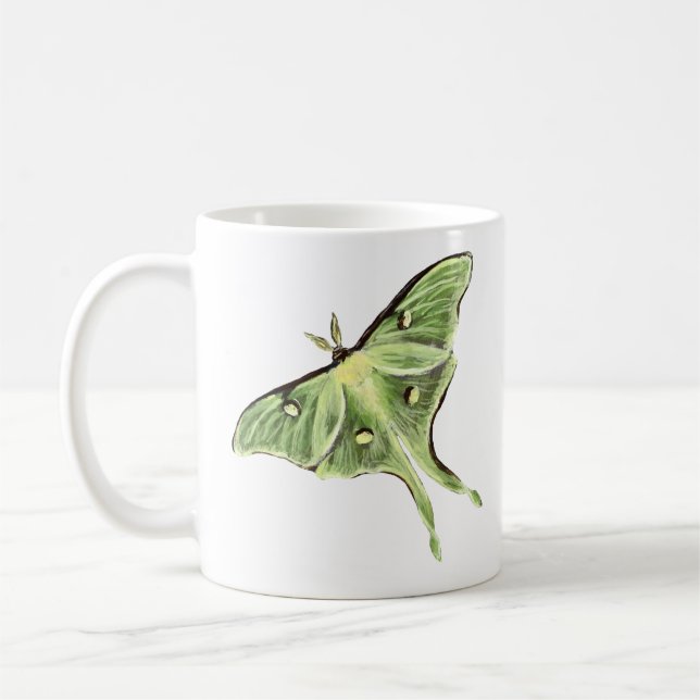 Mug Musique en céramique Luna Moth (Gauche)