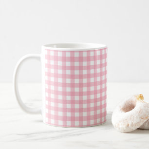 Mug Musique en céramique rose et blanc