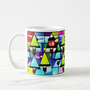 Mug Musique en verre de Noël Arbre