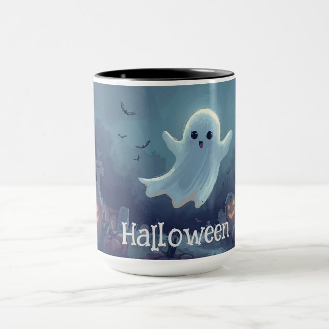 Mug Musique fantôme d'Halloween | Coupe éffrayante de  (Centre)