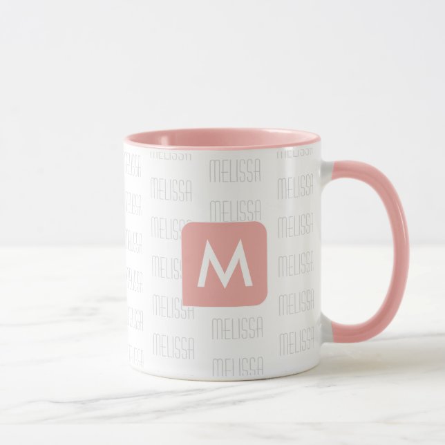 Mug Musique féminine rose pour elle (Droite)