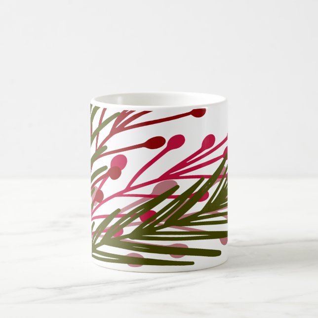 Mug Musique feuille et baies (Centre)