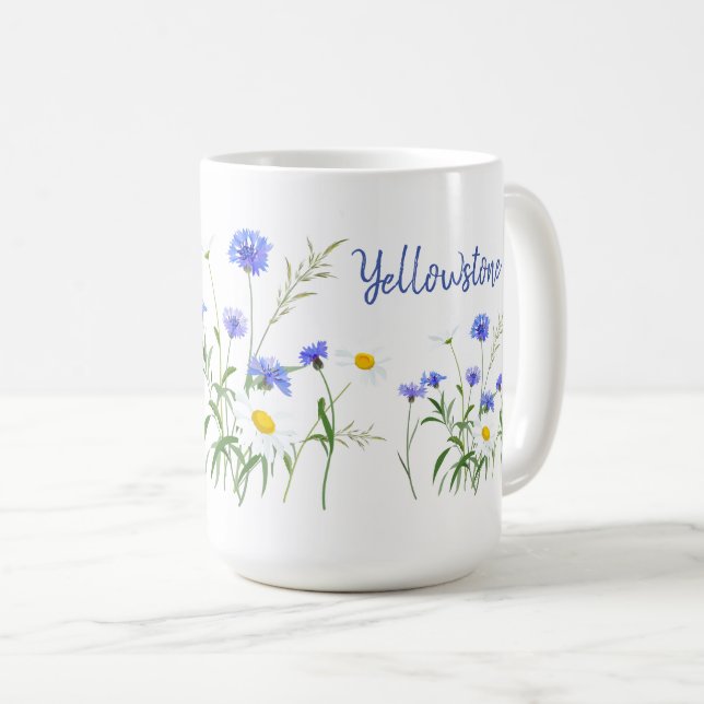 Mug Musique Fleur sauvage de Yellowstone (Devant droit)
