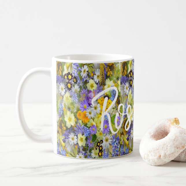 Mug Musique florale (Avec donut)
