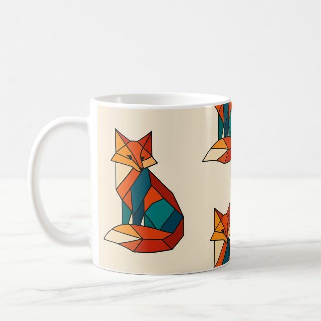 Mug Musique fox géométrique (Gauche)
