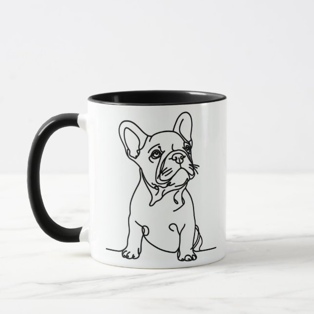 Mug Musique française de Bulldog (Gauche)