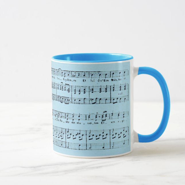 Mug Musique française de Noël (Droite)