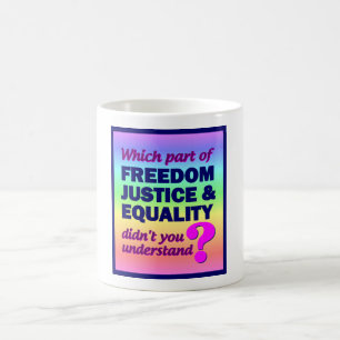 Mug Musique Freedom Justice Equality
