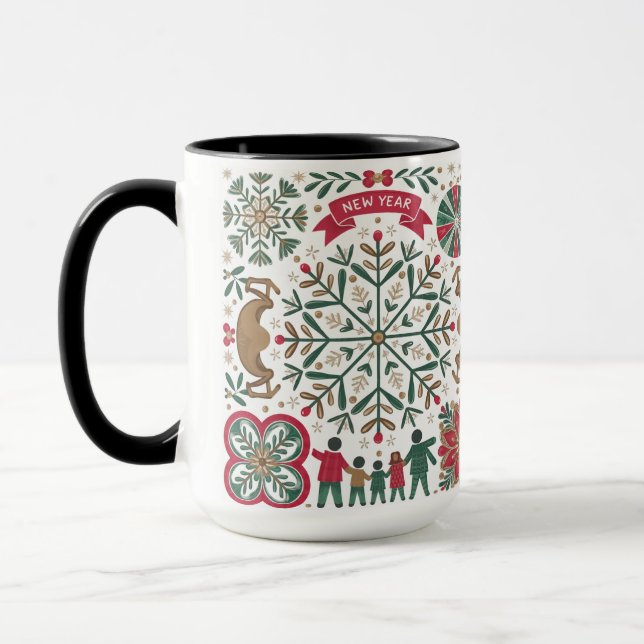 Mug Musique Harmony du Nouvel An (Gauche)