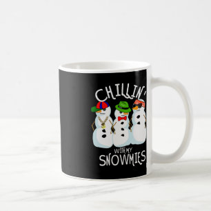 Mug Musique Hip-Hop Noël Chillin Snowman Avec Mon Sn