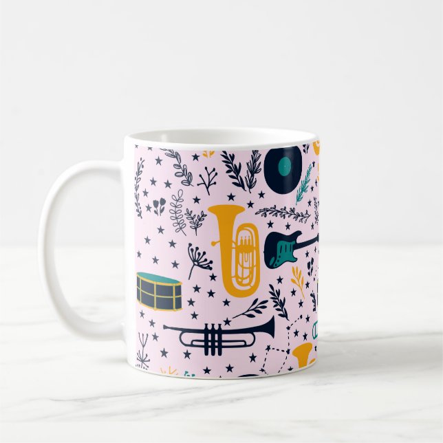 Mug Musique Instruments Café Musique (Gauche)