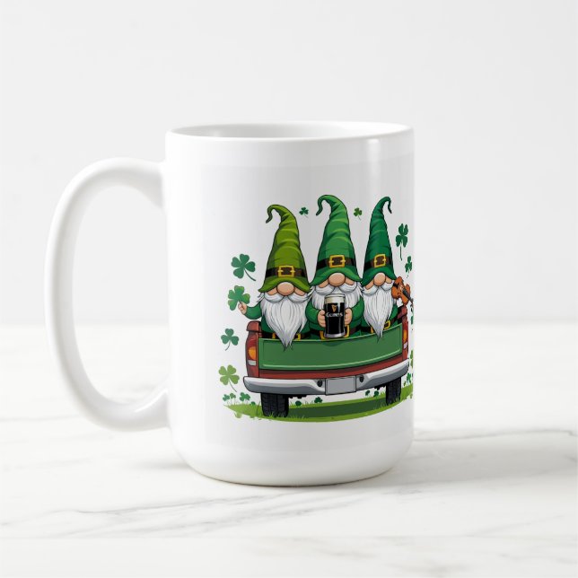 Mug Musique irlandaise Shamrock Leprechaun (Gauche)