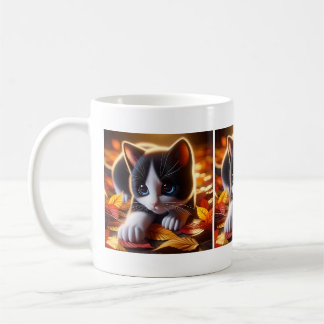 Mug Musique Kitten d'automne (Gauche)