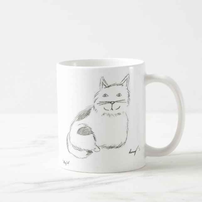 Mug Musique Kitty Sketch (Droite)