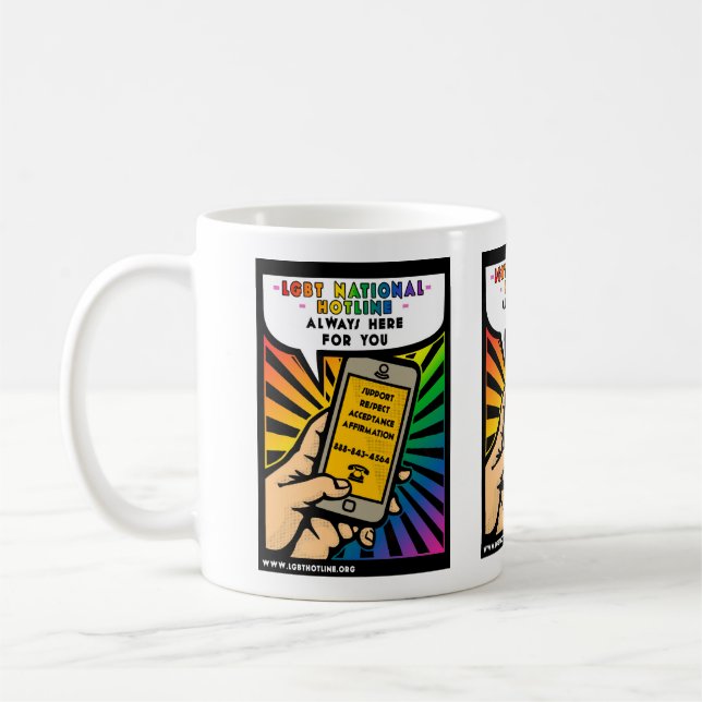 Mug Musique LGBT Hotline (Gauche)
