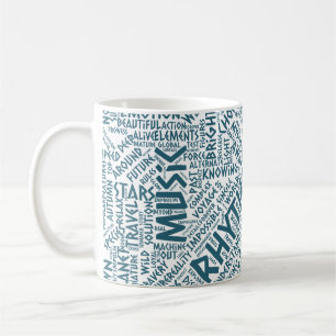 Mug Musique Mélodie Orchestre Silhouette Forme Texte