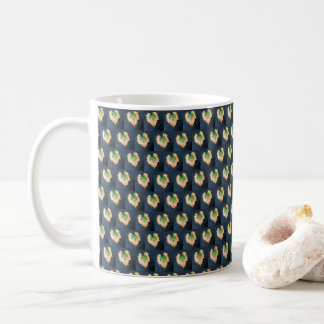 Mug Musique Motif à deux feuilles de ton