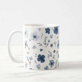 Mug Musique motif à fleurs