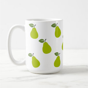 Mug Musique Motif de conception de fruits poires verts