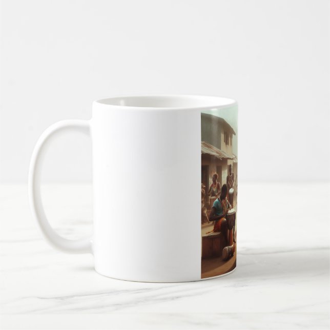 Mug Musique Motif de danse traditionnelle (Gauche)