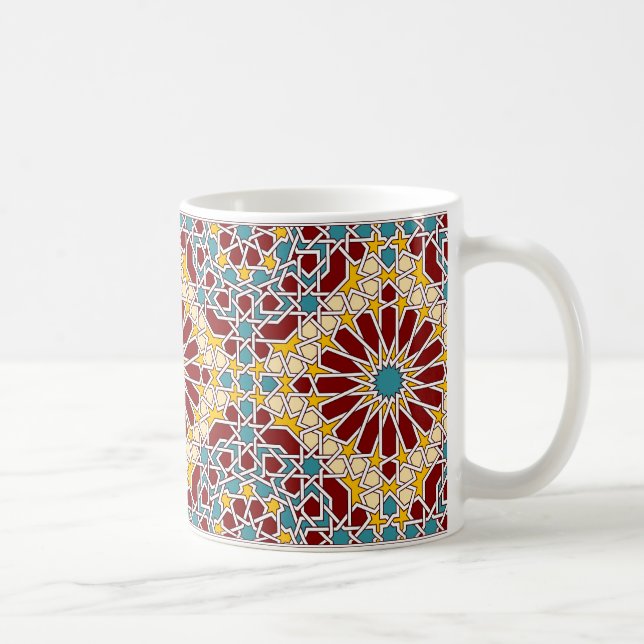 Mug Musique motif géométrique islamique (Droite)