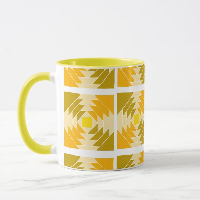Mug Musique motif jaune (Gauche)