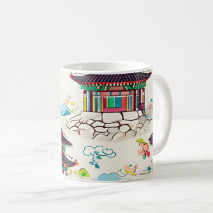 Mug Musique motif traditionnelle coréenne