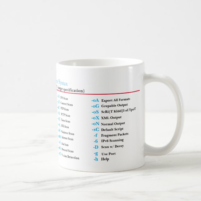 Mug Musique NMAP (Droite)
