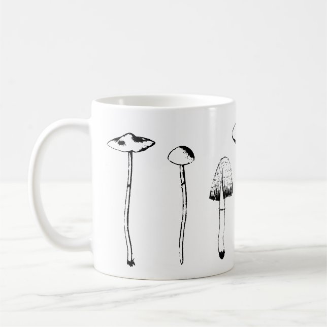Mug Musique noire et blanche (Gauche)