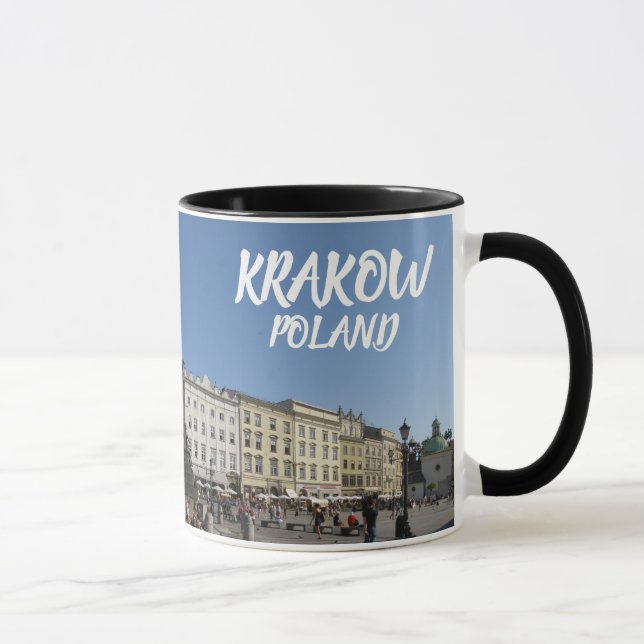 Mug Musique panoramique de Cracovie en Pologne (Droite)