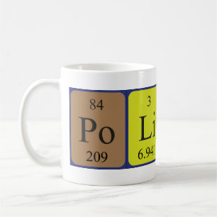 Mug Musique patriotique de la table périodique polona