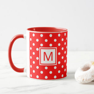 Mug Musique Personnalisée Avec Art À petits pois Blanc
