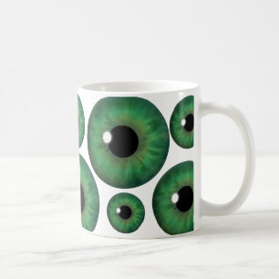 Mug Musique personnalisée Cool Green Eye Iris