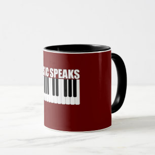 Mug Musique personnalisée parle citations inspirantes