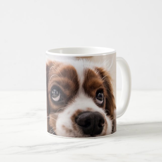 Mug Musique personnalisée pour animaux de compagnie (Devant droit)