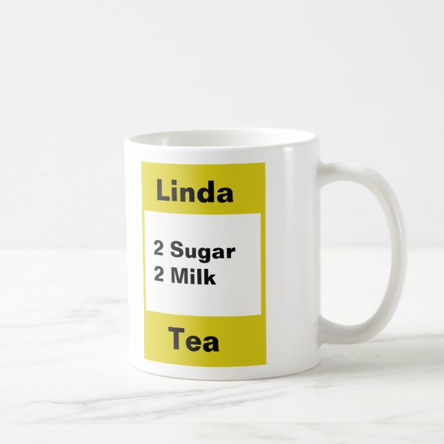 Mug Musique personnelle - Jaune (Droite)