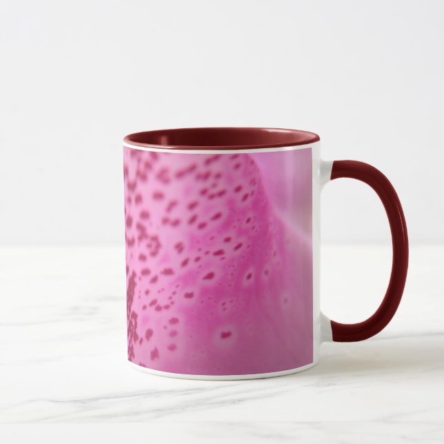 Mug Musique Pétale Foxglove Rose (Droite)