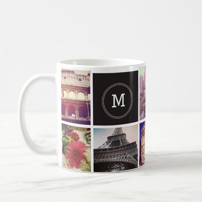 Mug Musique photo Instagram 8 personnalisée (Gauche)