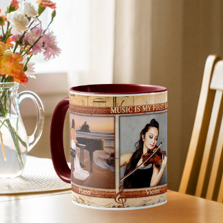 Mug Musique photo personnalisée 3 Musique à thème Musi