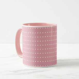 Mug Musique Pois rose et blanche