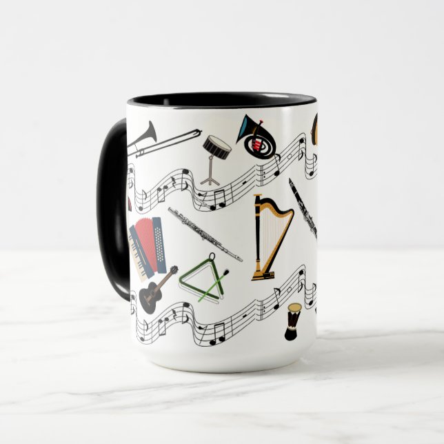 Mug Musique pour l'âme (Devant gauche)