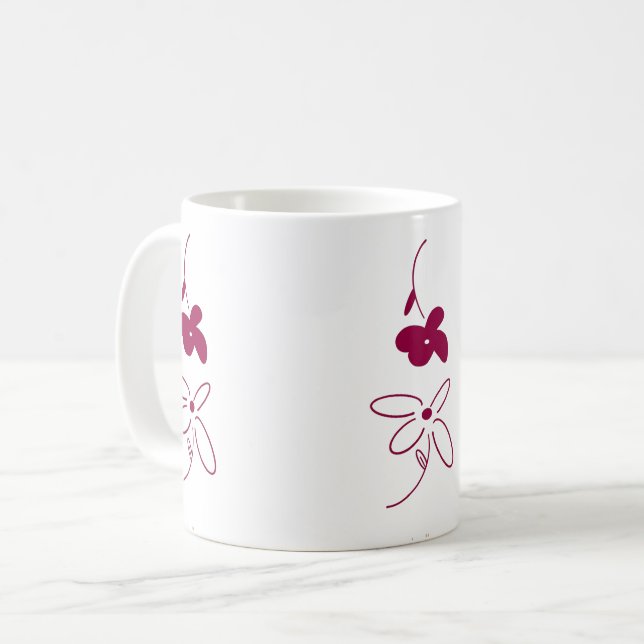 Mug Musique pourpre (Devant gauche)
