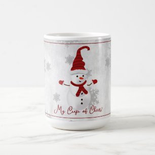 Mug Musique Red Cute Snowman
