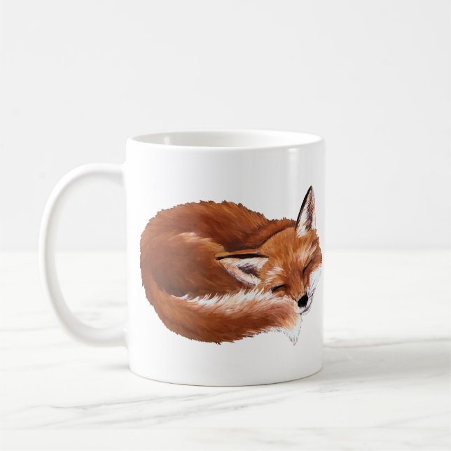 Mug Musique renard couché (Gauche)