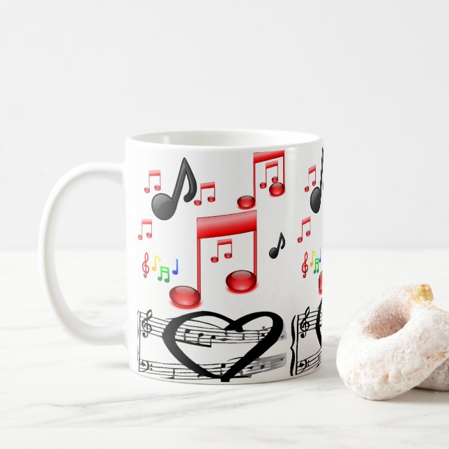 Mug musique rock (Avec donut)